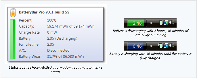 Laptop Battery Bar Pro 3.6.1